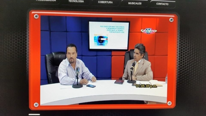 El periodista  Ivis Alvarado de Globo TV denuncia actos intimidatorios en su contra