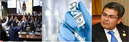 Congreso Nacional le da amplias facultades a JOH para manejar a su antojo las compras de vacunas de la Covid-19