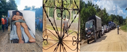 Recrudece violencia contra campesinos en El Aguán: Guardias de seguridad disparan contra familias a vista y paciencia de la policía