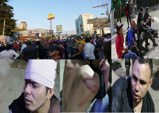 Honduras: Agresividad, violencia y la fuerza de las armas contra ciudadanía que se resiste al fraude electoral