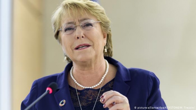 Michelle Bachelet : No es momento de culpar al mensajero