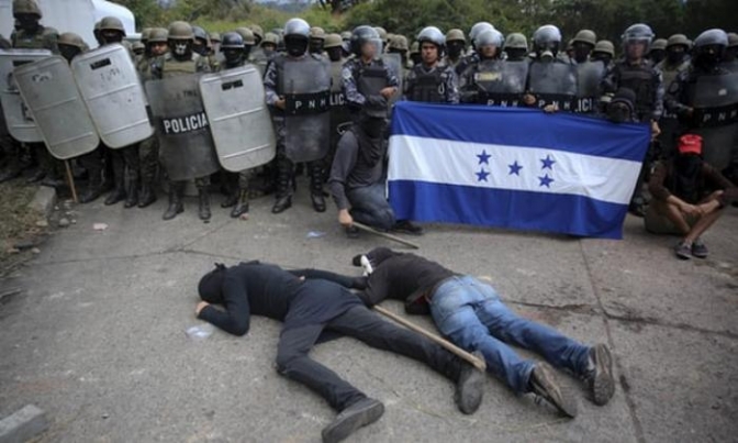 A quién le conviene el uso excesivo de la fuerza por los cuerpos represivos  en Honduras?